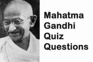 Mahatma Gandhi GK Question Answer