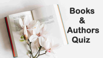 Books and Authors Quiz Questions with Answers
