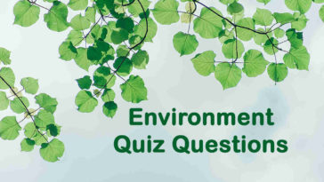 Environment Quiz Questions and Answers