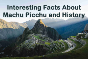 Interesting Facts About Machu Picchu and Machu Picchu History
