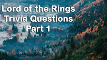 Lord of the Rings Trivia Questions