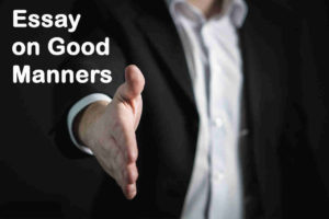Essay on Good Manners