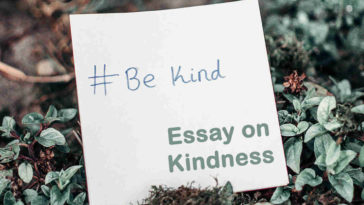 Essay On Kindness - 1000 Words Essay