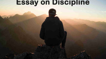 Essay on Discipline - 1000 Words Essay