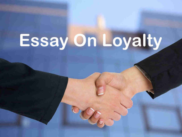 short essay about loyalty