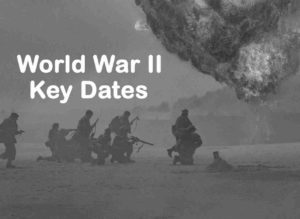 Timeline of World War II Key Dates - World War II Major Events